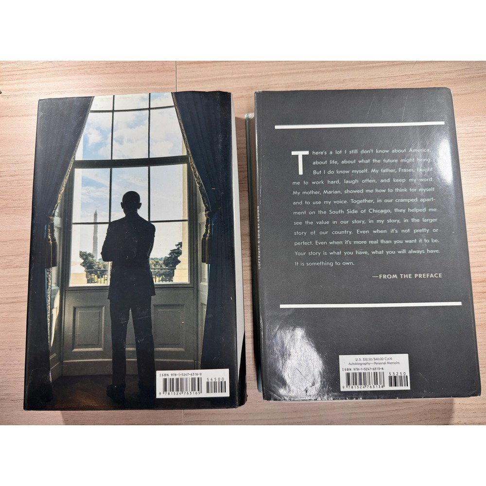 Barack & Michelle Obama Book Set A Promised Land Becoming Hardcover 1st Edition - Picture 2 of 4